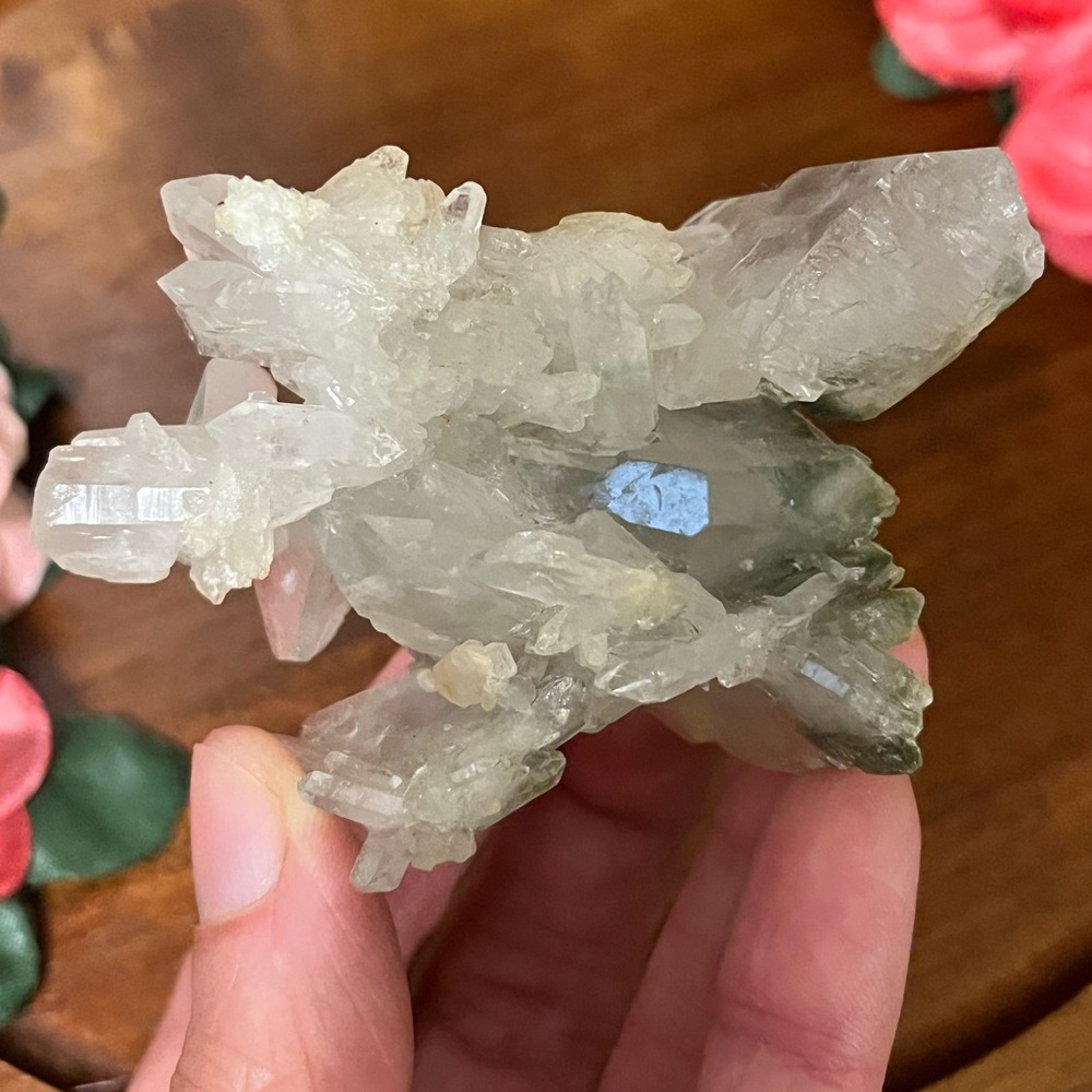 Chlorite Included Faden Quartz
